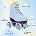 XUDREZ Women's SkyBlue Frosted Material Classic High-top Roller Skates for Beginner, Indoor Outdoor Use (US 10)