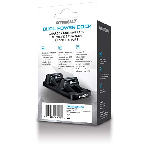 Dreamgear Dgps4-6432 Ps4 Dual Power Dock Black #TOP2