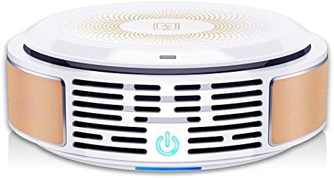 Air Purifier with True HEPA Filter, 3-in-1 Air Cleaner, Portable & Quiet, Eliminates Pollen, Dust, Pet Dander, Smoke, Mold, Germs, Odor Cleaner, for Allergies/Home/Office/Car/Pet Owner/Smoker