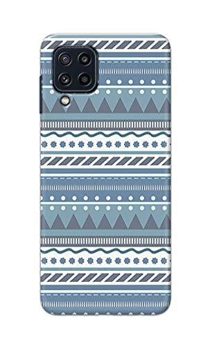 Image of Printed Hard Back Cover Case for Samsung Galaxy M32 4G | Samsung Galaxy M32 Prime Edition Back Cover (Seamless Geometric Tribal Pattern) -1803