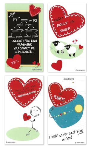 Cartes de la Saint Valentin Mini Science : cadeau pour passionnés