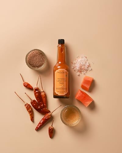 Image of TatvaHills Superfoods Fermented Lakhori Chilli Sauce | Hot & Spicy | Himalayan Aged Chillies | No Preservatives | Perfect for Noodles, Momos, Pizza & Dips | 60g