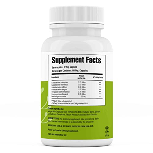 Image of Mypro Sport Nutrition Probiotics Supplement 15 Billion FC Multi Strain Formula For Daily Probiotic Support Improves GI Immunity Helps To Maintain Healthy Digestive System For Men & Women 120-Capsule