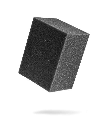 Adam's Tire & Trim Block Applicator - Trim Dressing & Tire Shine Applicator Foam Block for Car Detailing, Reusable & Customizable Durafoam Material