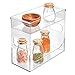 iDesign 68530EU pudełka na przyprawy, 25,75 cm x 11,75 cm x 21,75 cm, przezroczyste