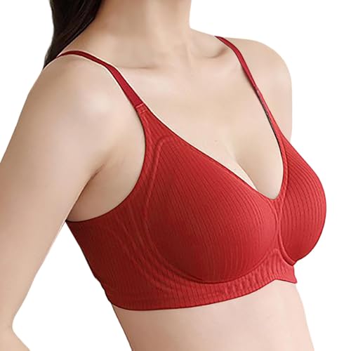 Soutien-gorge sans armature push up femme invisible avec maintien souple et doux