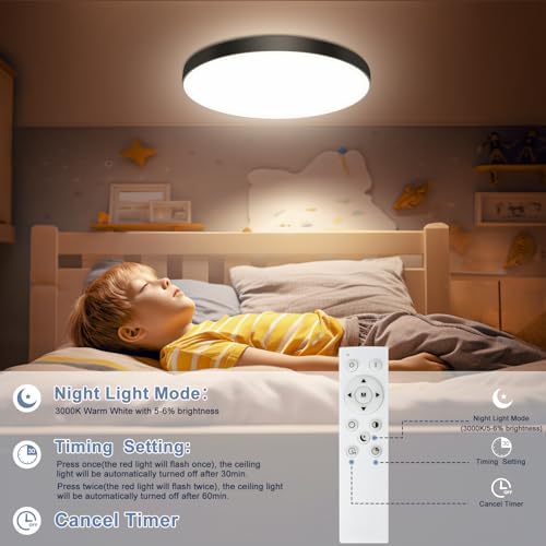 OUILA Plafoniera LED Soffitto Dimmerabile [2