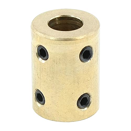 WAAZVXS Coupler Shaft 8mm Coupler Copper Motor Rigid Coupling Tight Screws