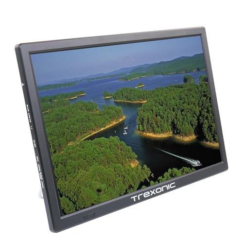 Image of Trexonic Portable Rechargeable 15.4 Inch LED TV with HDMI, SD /MMC, USB, VGA, AV in /Out & Built-in Digital Tuner, TRX-D15
