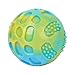 FEESHOW Bouncy Dog Ball for Aggressive Chewers Durable Fetch Toy for Large Medium Dogs Indestructible Chew Resistant Ball Yellow Small