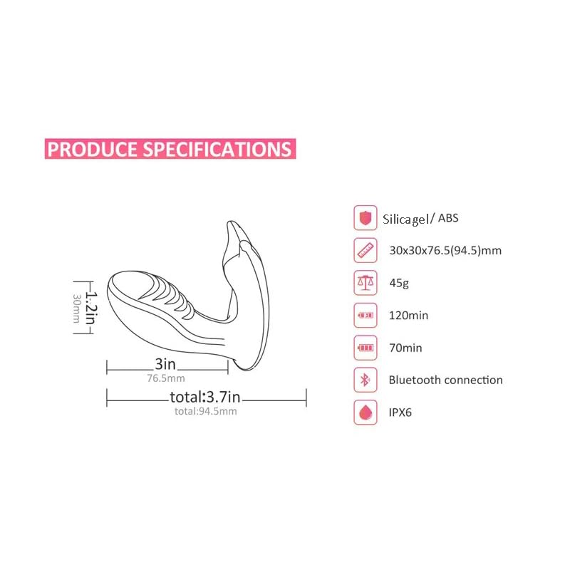 Vibratore APP Forte Doppio Vibratore G-Spot Massaggio Clitoride Vibratore Del Coniglio Indossabile Panty Giocattolo Del Sesso Per Donna Dildo Masturbatore Giocattoli Del Sesso vibratore
