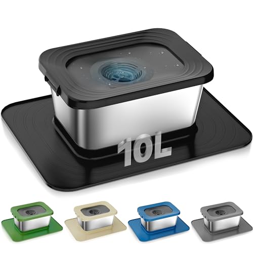 Twinsing 10L No Spill Dog Water Bowl, 2.6 Gal...