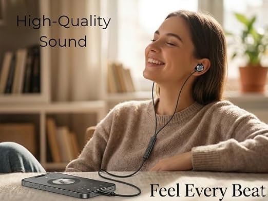 Image of Original for Boat 90C Type-C Earphones with Deep Bass, Immersive Sound & Clear Voice Compatible with OnePlus, Oppo, Vivo (Black)