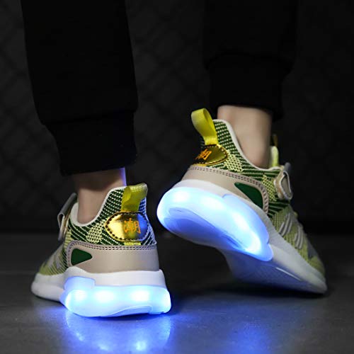 Voovix Bambini LED Light up Scarpe Low-Top