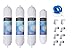 Juego 4 filtros osmosis inversa compacta