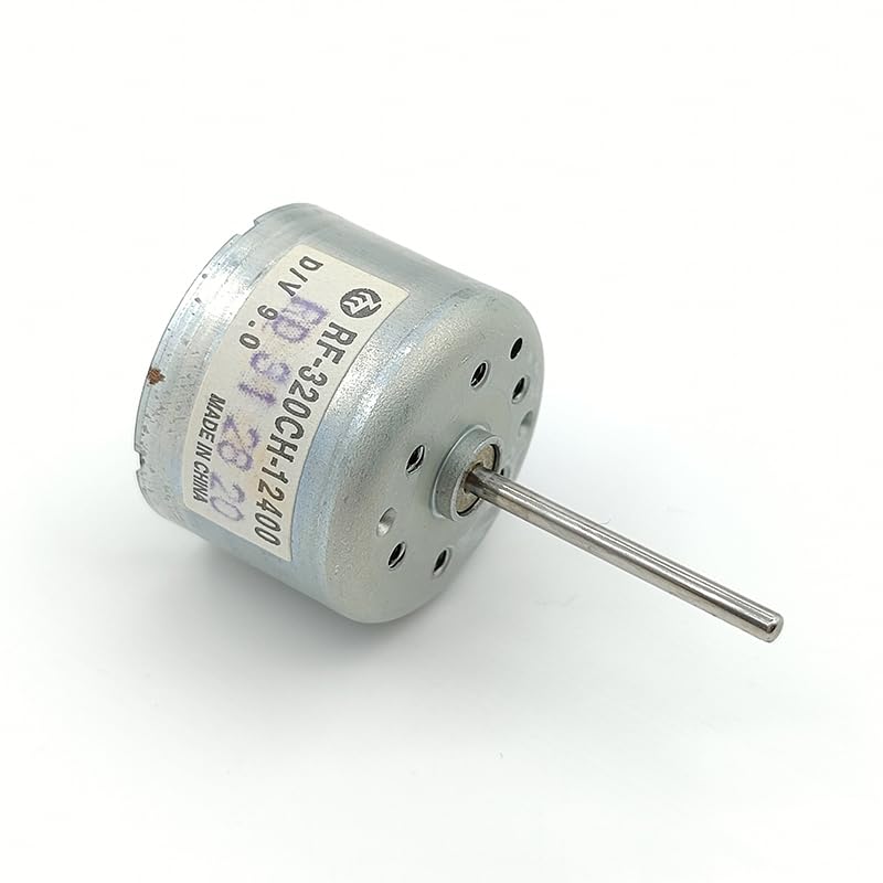 Mabuchi Mini RF-320 Motor D/V 9.0 DC 6V 9V 12V Micro 24mm Round Spindle Motor 22mm Long Shaft for DIY DC DVD Player Accessories