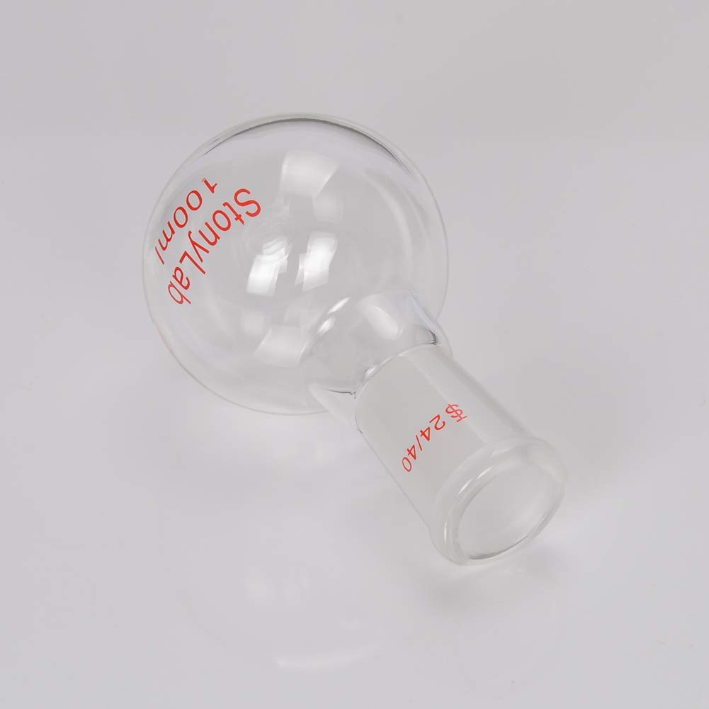 Matraz Fondo Redondo Cristal Borosilicato Pared Gruesa 24/40 100ml