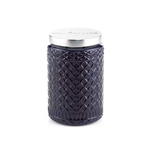 Gold Canyon - Large Black Rain Heritage Two-Wick Scented Candle, Diamond-Light Glass Jar