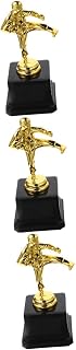 INOOMP 3pcs Taekwondo Trophy Kids Party Sports Trophy Children Award Trophy Football Decor Plastic Trophies Soccer Trophy for Kids Children Trophy Cup Competition Trophy for Turkey