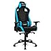 Drift DR500BL - Silla Gaming Profesional, polipiel, reposabrazos ajustable 4D, piston clase 4, sistema balanceo, altura regulable, respaldo reclinable, cojines lumbar y cervical, color negro/azul