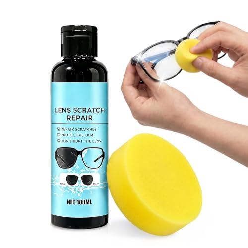 Image of Eyeglass Scratch Remover Spray, Lens Cleaning Spray for Eyeglasses & Sunglasses, Helps Reduce the Appearance of Minor Surface Marks for Daily Lens Care (1pcs)