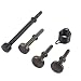 Anndason 5 Pcs Smoothing Pneumatic Air Hammer Pneumatic Chisel Bits Tools Kit