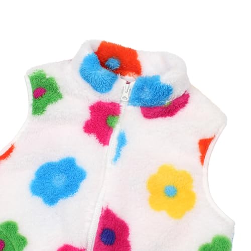 Image of JESKIDS Girls' Boys Sherpa Fleece Vest Outwear Lightweight Solid Color Cute Jacket with Pockets 2-11 Years