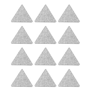 Generic 12 stks Driehoekige Akoestische Panelen Geluidsbestendige Padding- Hoge Dichtheid Gevoelde Zelfklevende…