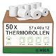 Thermorollen WKA 50 57mm x 40m x 12mm für Kassensysteme