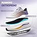 Men's Orthopedic Wide Toe Box Trail Sneakers: Comfortable Orthotic Arch Support Pain Relief Plantar Fasciitis Heel Spur Walking Shoes, Leisure Travel Driving Hiking Running Shoes White Purple Size 10