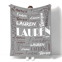 Couverture Personnalisée Dr.TOUGH Avec Nom - Flanelle Ultra Douce - Cadeau Personnalisé Adulte Bébé