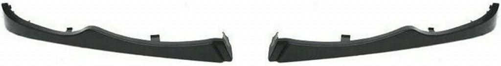 For BMW 325i/330i Headlight Filler 2002 03 04 2005 Driver and Passenger Side Pair/Set | 4-Door | Black | BM2512102, BM2513102 | 51137043409, 51137043410