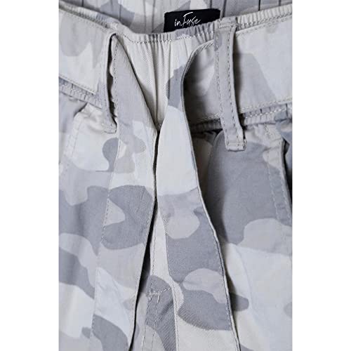 Image of in. fuse by Shoppers Stop Printed Cotton Regular Fit Girls Joggers