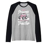 Tracteur féminin Farmer Girl Cette princesse est livrée avec Manche Raglan