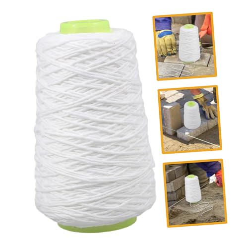 Outanaya 1 rollo línea de albañilería cuerda de algodón para construcción precisa de piso y paredes absorbe tinta para proyectos versátiles de construcción y carpintería miniatura 5