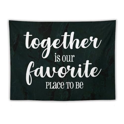 Tapiz estético de tela grande de 60 x 80 pulgadas con diseño motivacional