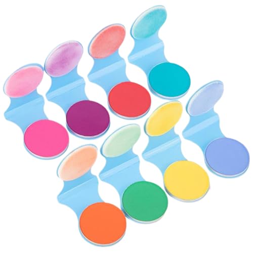 Juego de 8 tintes temporales para el cabello, 8 colores de tiza para el cabello para niñas y niños, maquillaje de color lavable desechable para Halloween, Navidad, cumpleaños, cosplay, fiesta de br