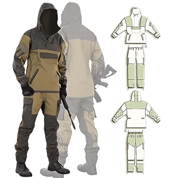 Men Tactical Bdu Combat Uniform Shirt en Broek Pak Voor Leger Jacht Krimpbestendige Training Hele Set Verzet Scheurt Strijdpak,Bruin,07