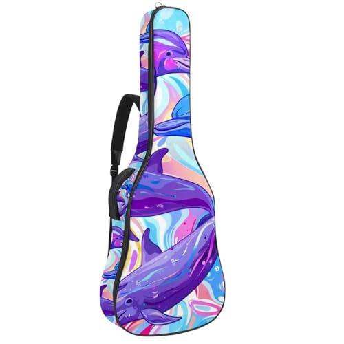 Housse de guitare acoustique en tissu Oxford épais étanche avec double bandoulière réglable