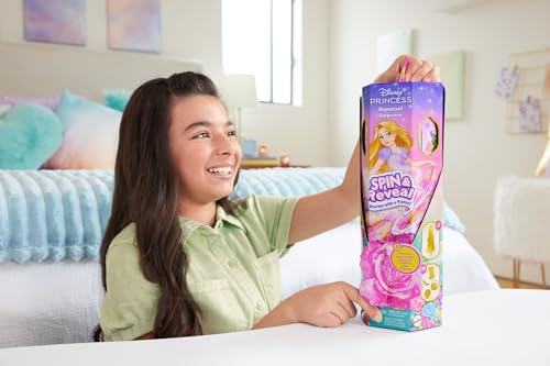 Muñeca Rapunzel Disney Princess Spin Reveal con falda de flores Mattel HTV86 2