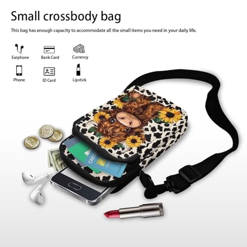 Image of Xpyiqun Small Crossbody Bag Women Phone Purses Sling Shoulder Handbag Cross Body Pouch Wallet Bags