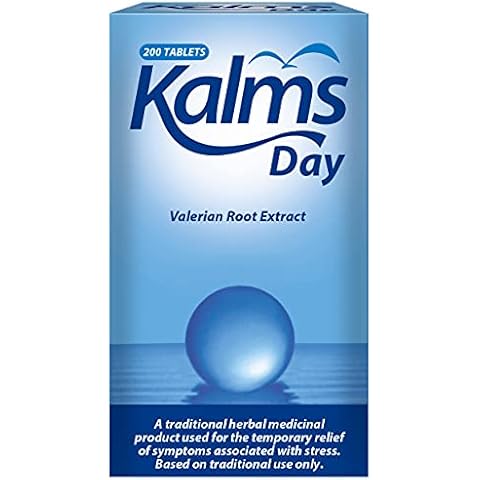 Kalms Day 200 Tablets - Traditional herbal medicinal product used for the temporary relief of symptoms associated with stress, 200 count (Pack of 1) Cover
