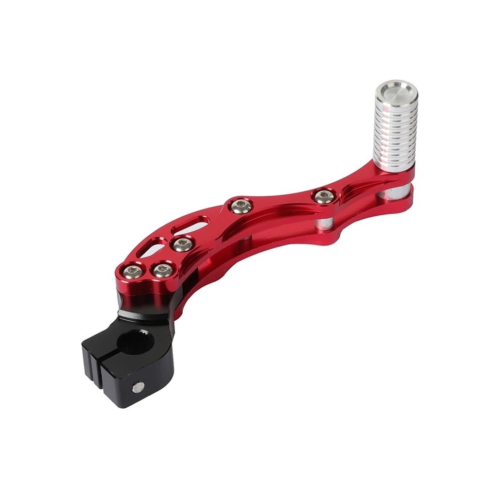 Xvedfh Red Gear Shifter Pedal Motorcycle Cnc Kick Start Starter Lever For 49Cc 50Cc 100Cc 125Cc 139Qmb For Jog50 90 100 For Tact For Dio50 Rsz Zy10