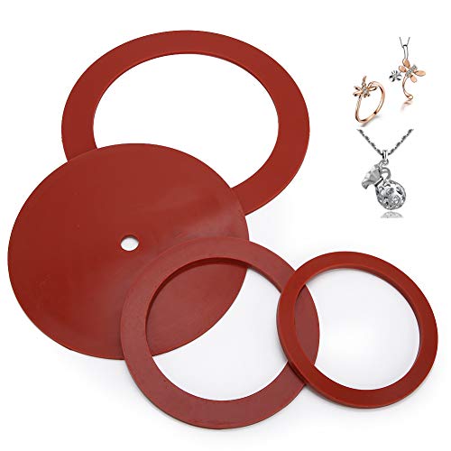 4 Pcs Casting Machine Gasket, Rubber Rubber Gasket Jewelry Casting Machine Gasket Jewelry Making Tools for Jewelry Making Repairing