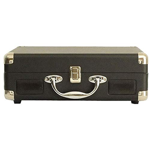 Nostalgic Turntable Rechargeable Bluetooth Turntable Portable Phonograph Denim Cover Suitcase Record Player USB+SD… - Les Beatles, Paul McCartney, John Lennon, RIngo Starr, George Harrison Nostalgic Turntable Rechargeable Bluetooth Turntable Portable Phonograph Denim Cover Suitcase Record Player USB+SD…