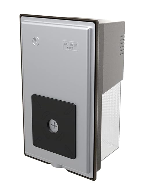 Lithonia Lighting LED Wall Pack Outdoor Light Fixture 7 Mini 3000K/4000K/5000K Bronze TWS LED ALO SWW2 MVOLT PE DDB M2