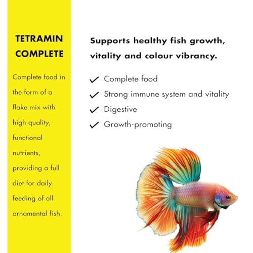 Tetra-All-Life-Stages-Tetramin-Complete-Flake-Fish-Food-For-All-Tropical-Fish-Help-To-Maintain-Good-Health-Colour-And-Vitality-Keeps-Water-Clear-Bio-Active-Prebiotic-Formula-52-Gram-Pack
