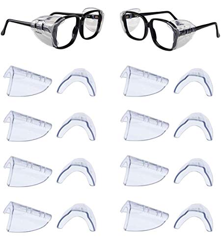 DEDC Protezione Laterale per Occhiali, Trasparenti...