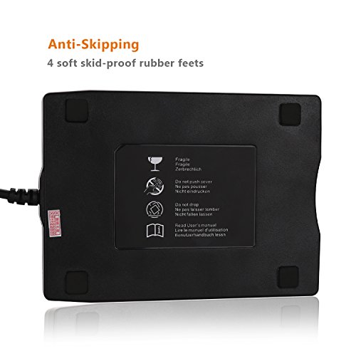 Raayoo Usb Floppy Disk Reader Drive, 3.5” External Portable 1.44 Mb Fdd Diskette Drive For Windows 7/8/2000/Xp/Vista Pc Laptop Desktop Notebook Computer Plug And Play No Extra Drivers– Black #TOP3