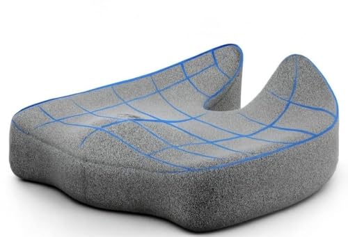 Image of Homerz Premium Orthopedic Coccyx Cushion | 2 Years Warranty | Seat Cushion for Chair, Car Seat Cushions, Memory Foam Sitting Pillow for Tailbone, Sciatica & Back Pain Relief (Pro)